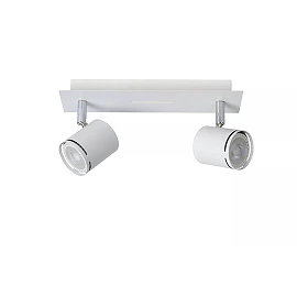 RILOU ceiling spotlight GU10 LED 2x5W 3000K white (Lucide)