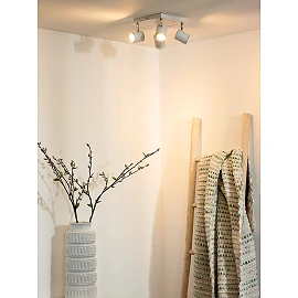 RILOU ceiling spotlight GU10 LED 4x5W 3000K white (Lucide)