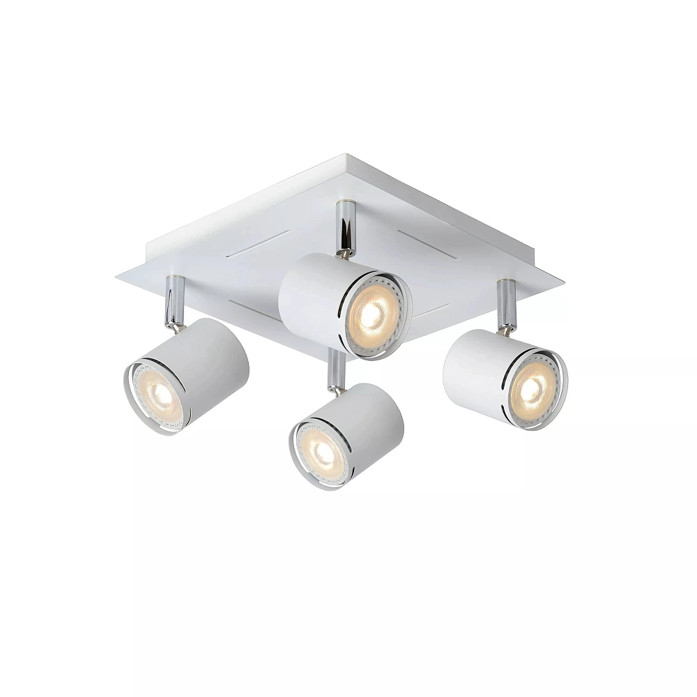 RILOU ceiling spotlight GU10 LED 4x5W 3000K white (Lucide)