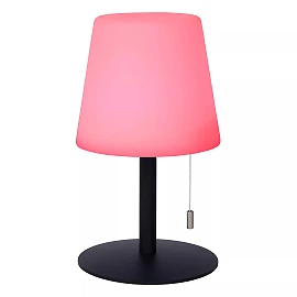 RIO uzlādējama āra galda lampa Ø15,5 cm LED RGB IP44 daudzkrāsu (Lucide)