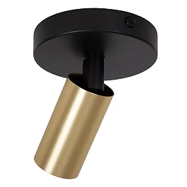 RITMO ceiling spotlight 1xGU10 (MR11) matt gold / brass (Lucide)