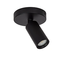 RITMO ceiling spotlight 1xGU10 (MR11) black (Lucide)