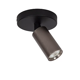 RITMO ceiling spotlight 1xGU10 (MR11) coffee (Lucide)