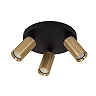 RITMO ceiling spotlight 3xGU10 (MR11) matt gold / brass (Lucide)