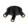 RITMO ceiling spotlight 3xGU10 (MR11) black (Lucide)
