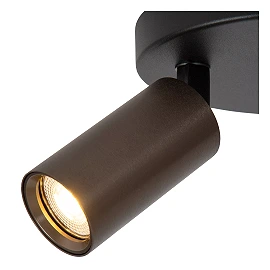 RITMO ceiling spotlight 3xGU10 (MR11) coffee (Lucide)