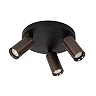 RITMO ceiling spotlight 3xGU10 (MR11) coffee (Lucide)