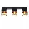 RIXT Flush ceiling light 54x10 cm 3xE27 black (Lucide)