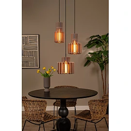 ROLLO Pendant light 3x40W E27 taupe (Lucide)