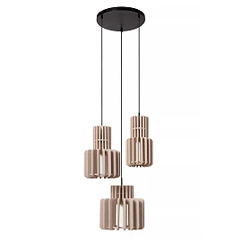 ROLLO Pendant light 3x40W E27 taupe (Lucide)
