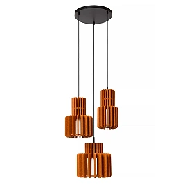 ROLLO Pendant light 3x40W E27 terracotta (Lucide)