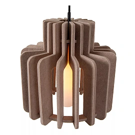 ROLLO Pendant light 1x40W E27 taupe (Lucide)
