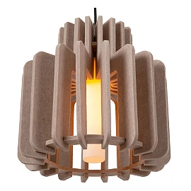 ROLLO Pendant light 1x40W E27 taupe (Lucide)