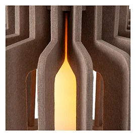 ROLLO Pendant light 1x40W E27 taupe (Lucide)