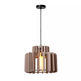 ROLLO Pendant light 1x40W E27 taupe (Lucide)