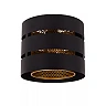 ROSAS Flush ceiling light Ø26 cm 1xE27 black (Lucide)
