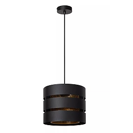 ROSAS Pendant light Ø26 cm 1xE27 black (Lucide)