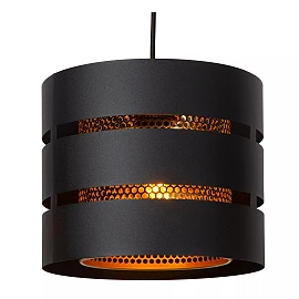 ROSAS Pendant light Ø26 cm 1xE27 black (Lucide)