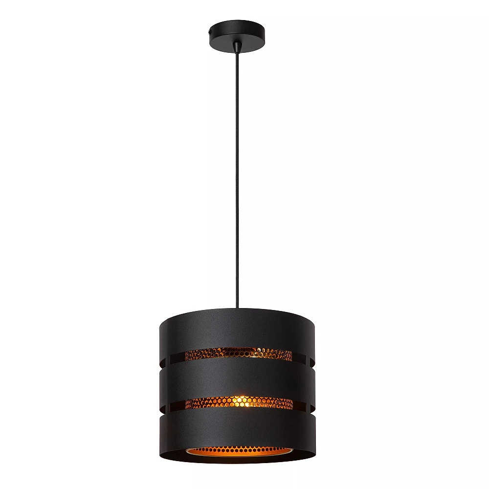 ROSAS Pendant light Ø26 cm 1xE27 black (Lucide)
