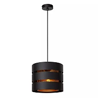 ROSAS Pendant light Ø26 cm 1xE27 black (Lucide)