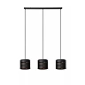 ROSAS pendant light 130 cm 3 x E27 black (Lucide)