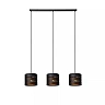 ROSAS pendant light 130 cm 3 x E27 black (Lucide)