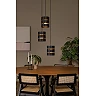 ROSAS pendant light Ø43 3 x E27 black (Lucide)