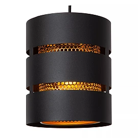ROSAS piekaramā lampa Ø43 3 x E27 melna (Lucide)