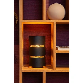 ROSAS table lamp 1 x 40 W E27 black (Lucide)