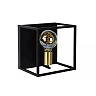 RUBEN Sienas lampa 1x40W E27 melna (Lucide)