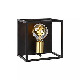 RUBEN Wall light 1x40W E27 Black (Lucide)