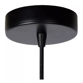 RUBEN Pendant light 1x40W E27 Black (Lucide)