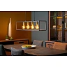 RUBEN Pendant light 4x40W E27 Black (Lucide)