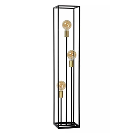 RUBEN Floor lamp 3x40W E27 Black (Lucide)