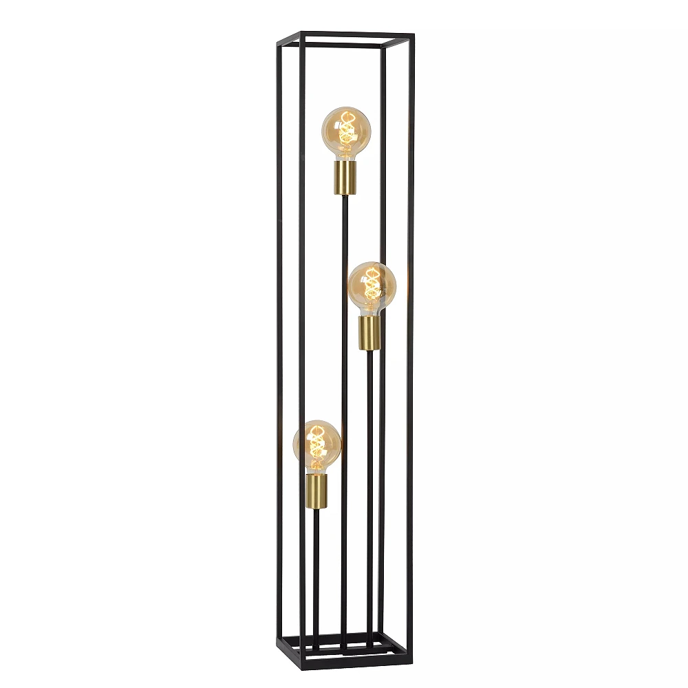 RUBEN Floor lamp 3x40W E27 Black (Lucide)