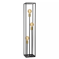 RUBEN Floor lamp 3x40W E27 Black (Lucide)