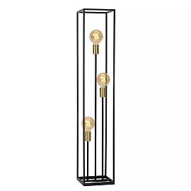 RUBEN Floor lamp 3x40W E27 Black (Lucide)