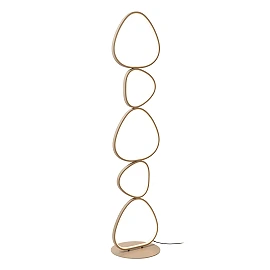 SAMLING LED CCT floor lamp 48 W 2100 lm taupe (Lucide)