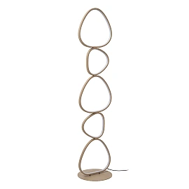 SAMLING LED CCT floor lamp 48 W 2100 lm taupe (Lucide)