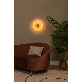 SANTIAGO sienas lampa Ø23 cm LED 10W CCT dzintara (Lucide)