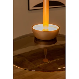 SANTIAGO piekaramā lampa Ø32 cm LED 16W CCT dzintara (Lucide)
