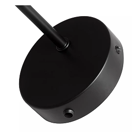 SCOTT wall light 1 x 40 W E27 black (Lucide)