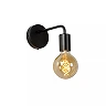SCOTT wall light 1 x 40 W E27 black (Lucide)