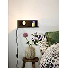 SEBO bedside lamp / wall light 1 x 40 W E27 black (Lucide)