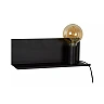 SEBO bedside lamp / wall light 1 x 40 W E27 black (Lucide)