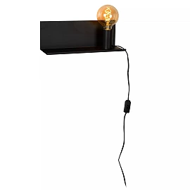 SEBO sienas/gultas lampa 1 x 40 W E27 melna (Lucide)