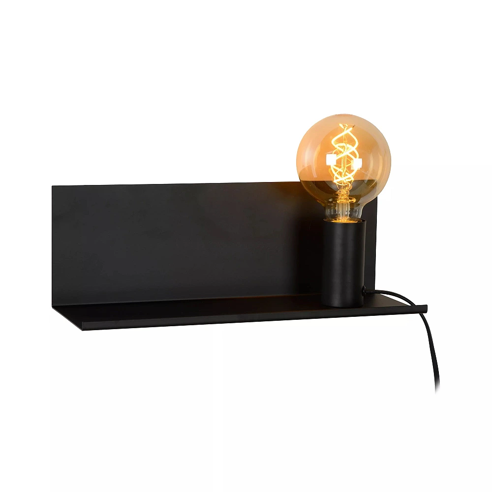 SEBO sienas/gultas lampa 1 x 40 W E27 melna (Lucide)
