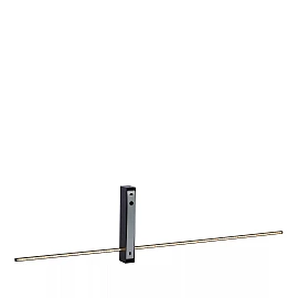 SEGIN sienas lampa 90 cm LED 10 W 2700K melna (Lucide)