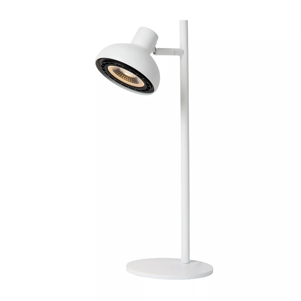 SENSAS galda lampa Ø18 cm 1x12W balta (Lucide)
