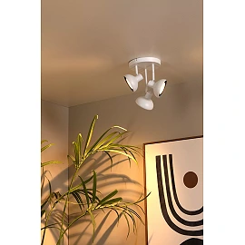 SENSAS griestu prožektors Ø25,8 cm 3x12W balta (Lucide)